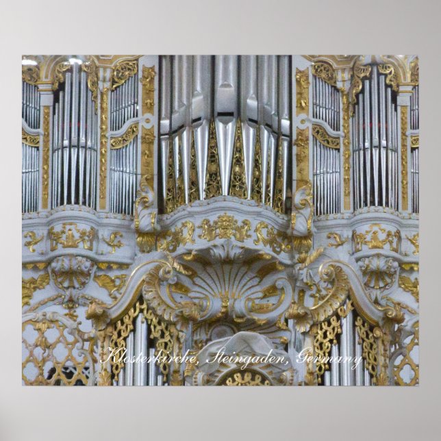 Barockorgel-Poster Poster (Vorne)