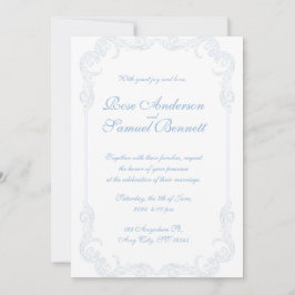 Barockrahmen - Einladung zur Hochzeit