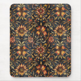 Barockrot-Gold-Symphonie Mousepad