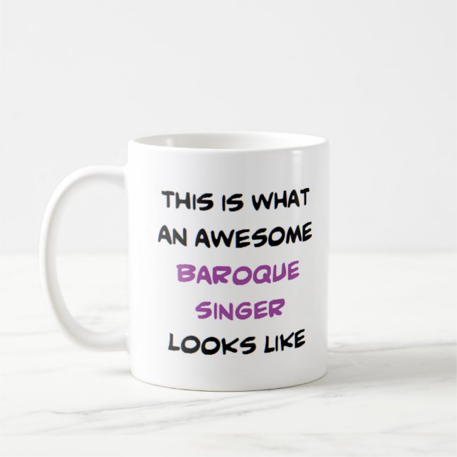Barocksänger, phantastisch kaffeetasse (Links)