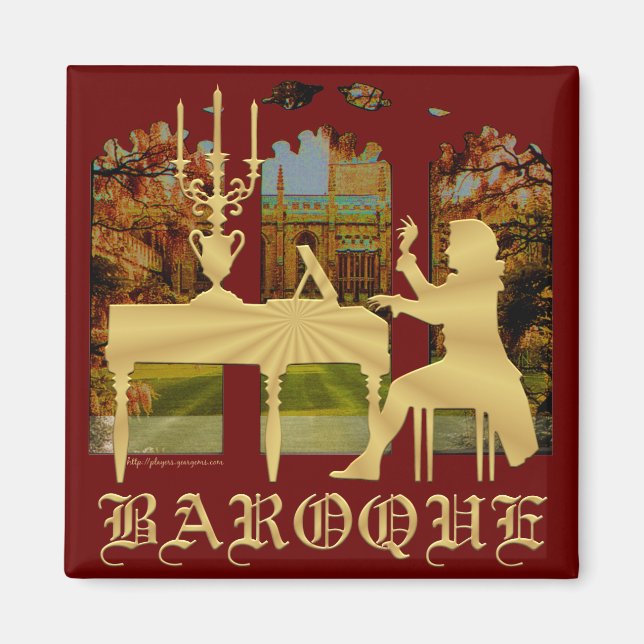 Barocksichel Magnet (Vorne)