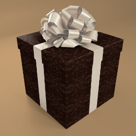 Barockstil Imitate Ledermuster Geschenkpapier