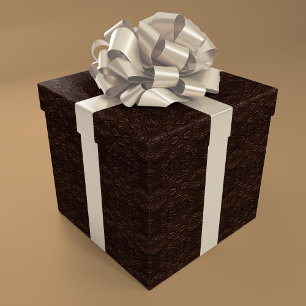 Barockstil Imitate Ledermuster Geschenkpapier