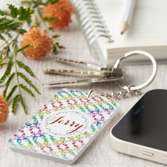 Barockstil Schlüsselanhänger (Vorderseite rechts)