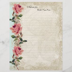 Barockstil Vintage Rose Aqua Ticino Flyer