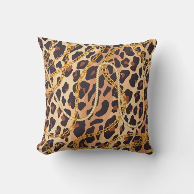 Barocktierdruck, Kettendesign Kissen (Vorderseite)