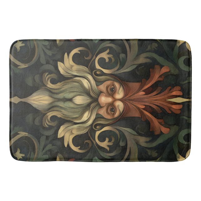 Barockwaldgeist Badematte (Vorderseite)