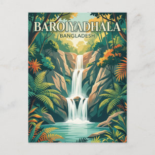 Baroiyadhala Nationalpark Bangladesch Postkarte