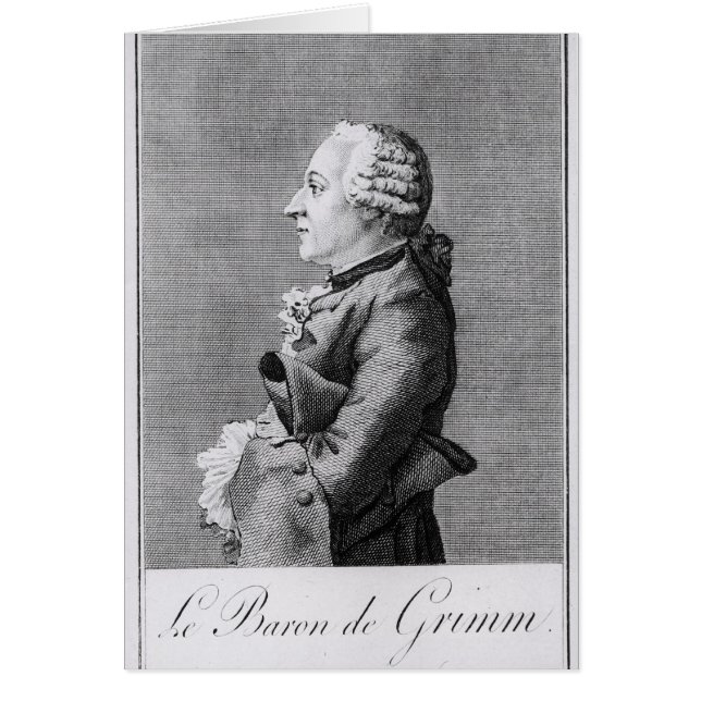 Baron Friedrich Melchior Grimm (Vorne)