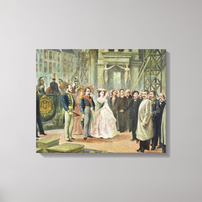 Baron Georges-Eugene Haussmann Leinwanddruck (Vorderseite)