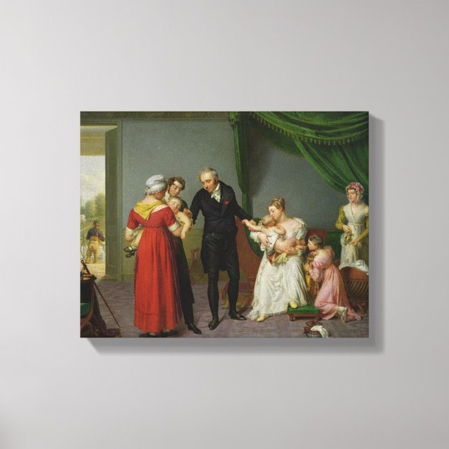 Baron Jean Louis Alibert Leinwanddruck (Vorderseite)