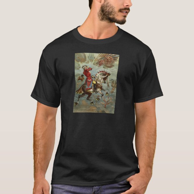 Baron Munchausen Underwater T-Shirt (Vorderseite)