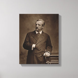 Baron Nils Adolf Erik Nordenskjold (1832-1901), Leinwanddruck