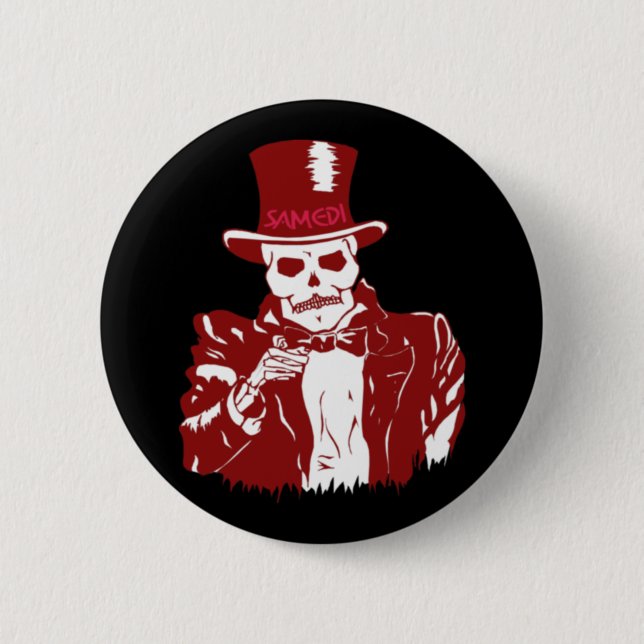 Baron Samedi Button (Vorderseite)