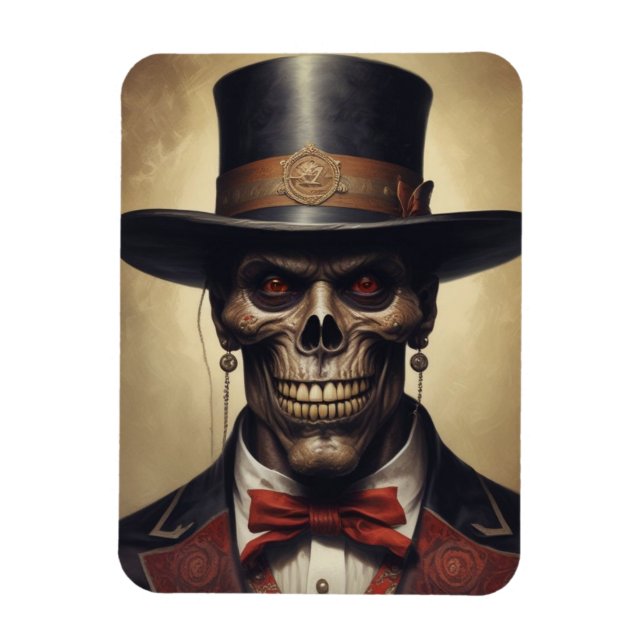 Baron Samedi Gothic Magnet (Vertikal)