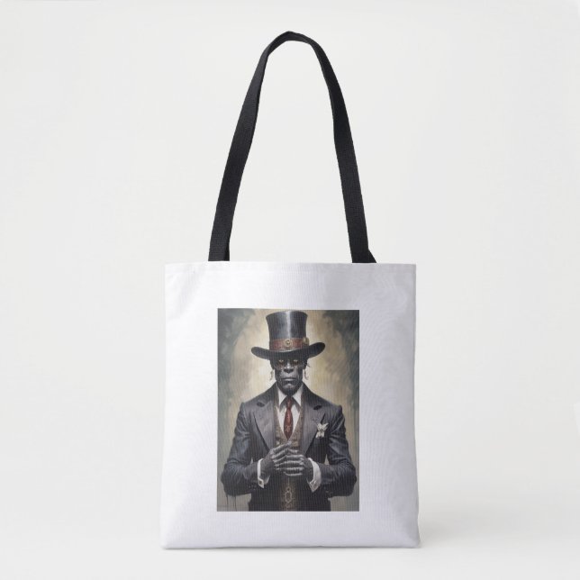 Baron Samedi Gothic-Taschentasche (Vorderseite)