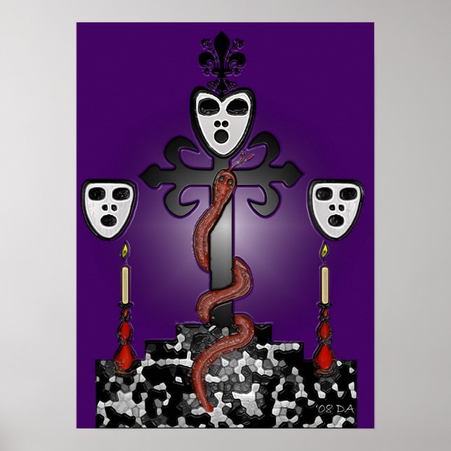 Baron Samedi und der Voodoo Guede Poster (Vorne)