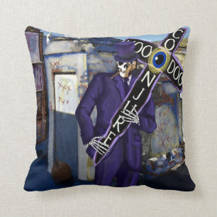 Baron Samedi Voodoo Art Pillow Kissen