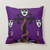 Baron Samedi Voodoo Art Pillow