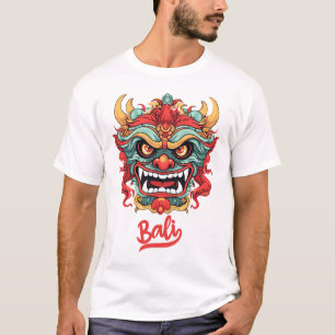 Barong-Maske aus Bali T-Shirt
