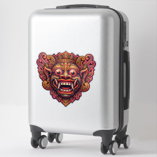 Barong-Masken-Aufkleber – Balinesisch Aufkleber