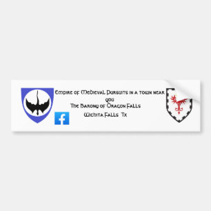 Baronial Sticker Dragon Falls Autoaufkleber