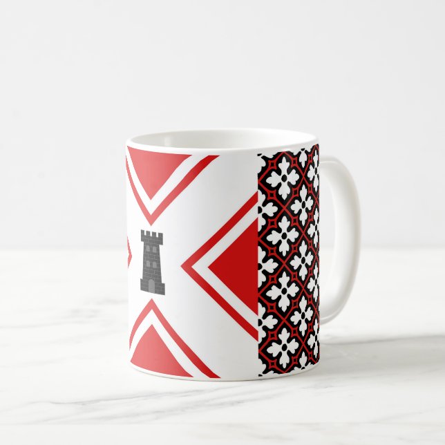 Baronie Northkeep Populace-Abzeichen Kaffeetasse (VorderseiteRechts)