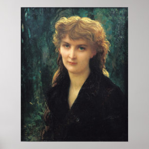 Baronness Eleonore d'Uckermann 1884 Poster