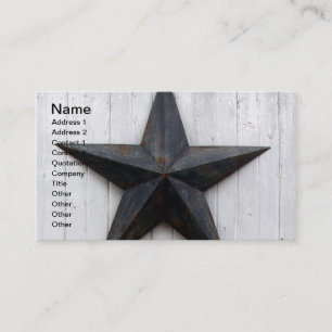 Baronstern Visitenkarte