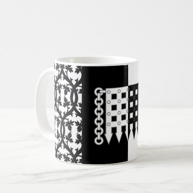 Barony Lions Gate Populace Abzeichen Kaffeemaschin Kaffeetasse (Vorderseite Links)