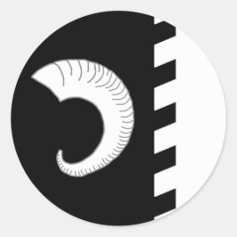 Barony of Bordermarch Populace Abzeichen Runder Aufkleber