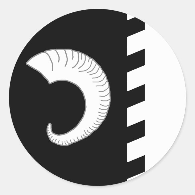 Barony of Bordermarch Populace Abzeichen Runder Aufkleber (Vorderseite)