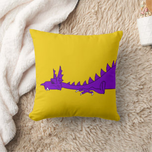 Barony of Dragonsspine Population Abzeichen Throw Kissen