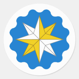 Barony of Highland Foorde Populace Abzeichen Runder Aufkleber