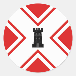 Barony of Northkeep Populace Badge Runder Aufkleber