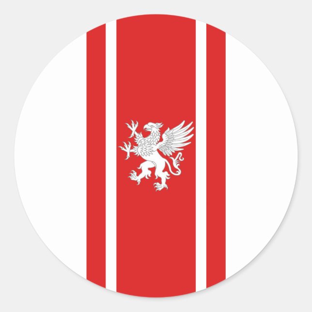 Barony of Politarchopolis Populace Abzeichen Class Runder Aufkleber (Vorderseite)