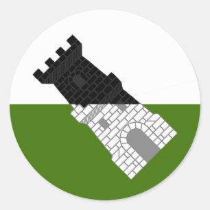 Barony of Settmour Sumpf Populace Abzeichen Classi Runder Aufkleber