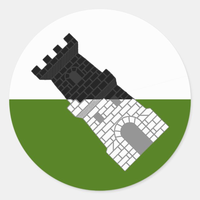 Barony of Settmour Sumpf Populace Abzeichen Classi Runder Aufkleber (Vorderseite)