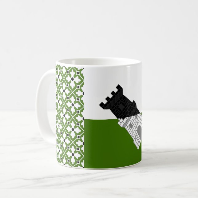 Barony of Settmour Sumpf Population Abzeichen Kaff Kaffeetasse (Vorderseite Links)