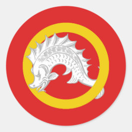 Barony of the Far West Populace Abzeichen Runder Aufkleber