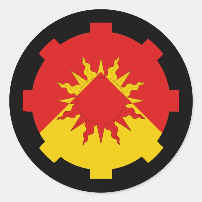 Barony of Vulcanfeldt Populace Abzeichen Runder Aufkleber (Vorderseite)