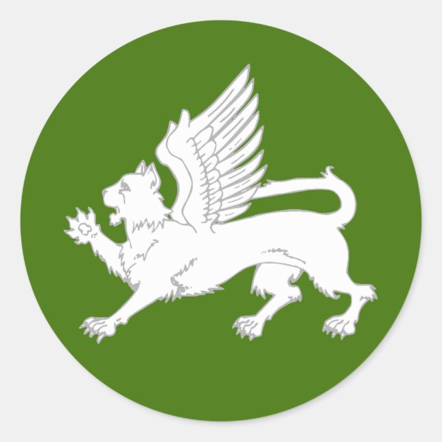 Barony of Windmasters' Hill Populace Abzeichen Runder Aufkleber (Vorderseite)