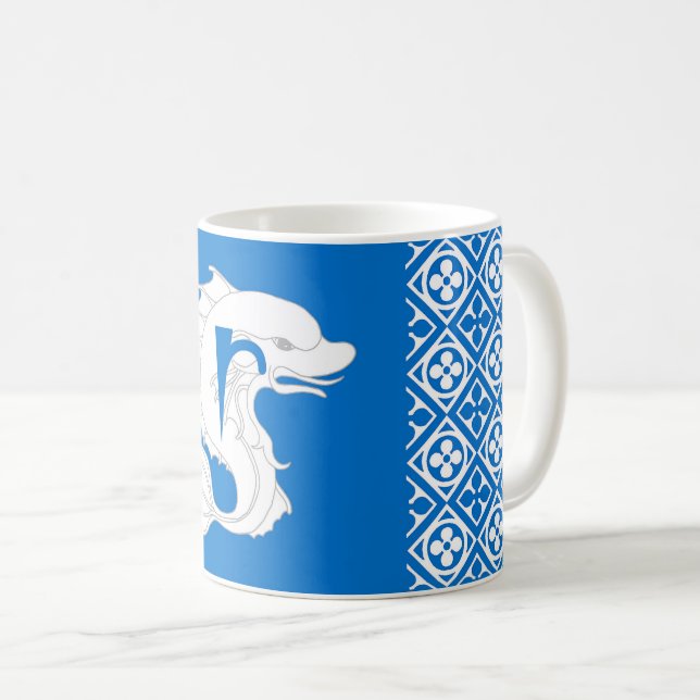 Barony von Ruantallan Populace Abzeichen Kaffee Ta Kaffeetasse (VorderseiteRechts)