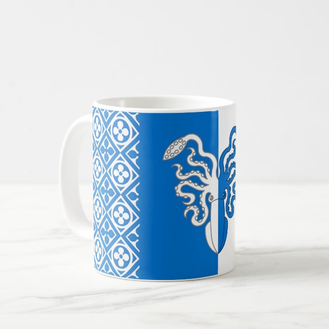 Barony von Ruantallan Populace Abzeichen Kaffee Ta Kaffeetasse (Vorderseite Links)