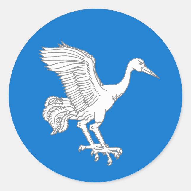 Barony von Sentinels Behalten Populace-Abzeichen Runder Aufkleber (Vorderseite)