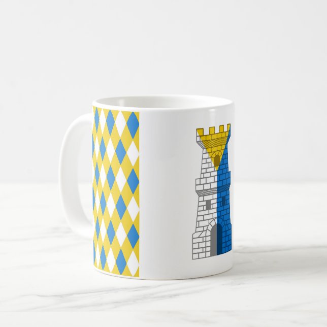 Barony Wastekeep Populace Abzeichen Kaffee Tasse (Vorderseite Links)