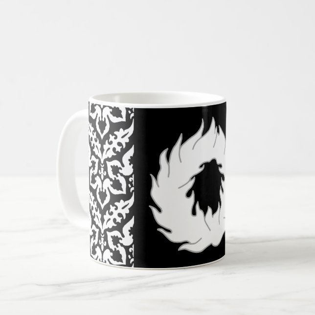 Barony Wiesenfeuer Populace Abzeichen Kaffeemaschi Kaffeetasse (Vorderseite Links)