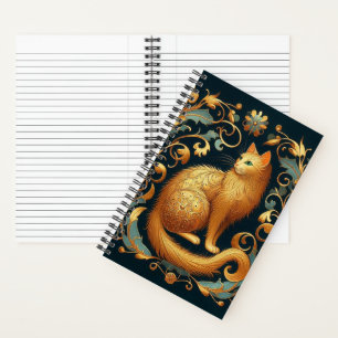 Baroque Cat Reverie Notizbuch