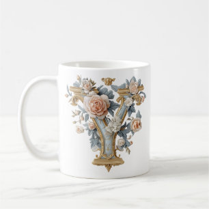 Baroque Letter 'Y' Tasse für eine Kaffeeprinzessin