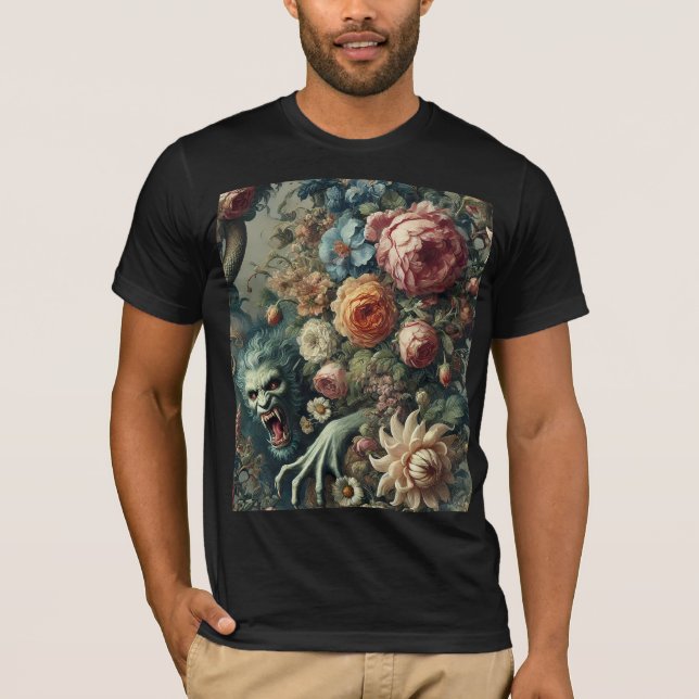 Baroque Peril – Gothic Wearable Art T-Shirt (Vorderseite)